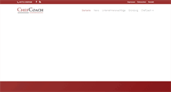 Desktop Screenshot of chefcoach.de